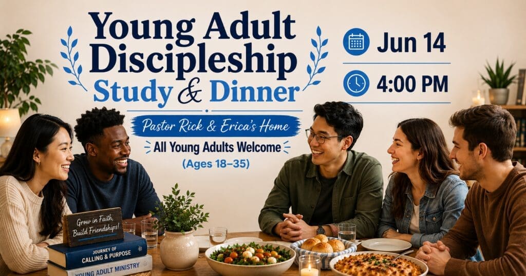 Young Adult Discipleship Journey - Study & Dinner Series