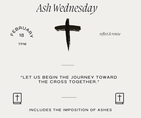 Ash Wednesday Service
