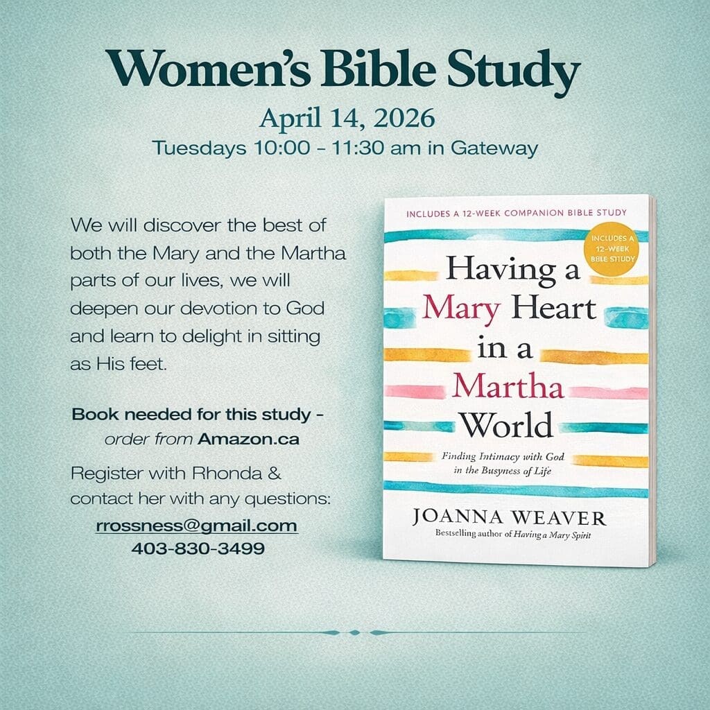 Ladies Bible Study-Starts April 14