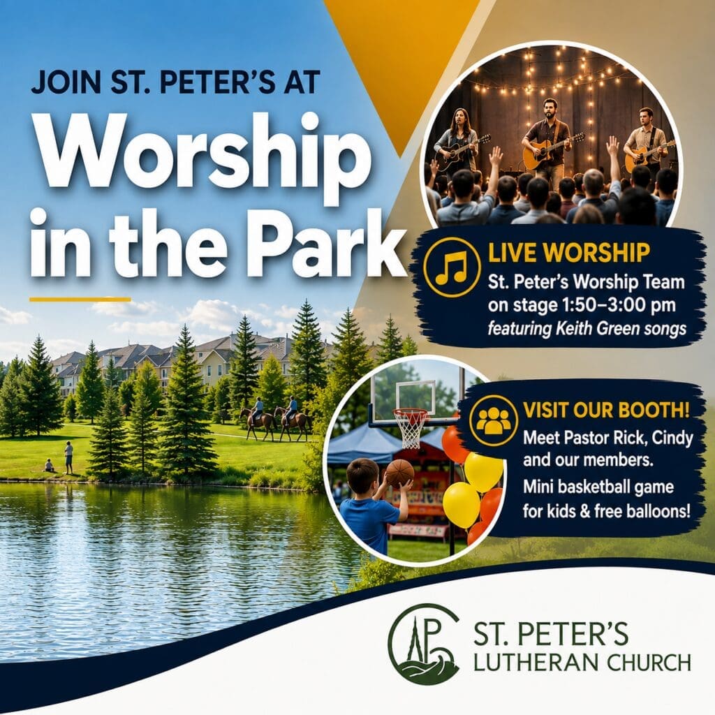 Worship in the Park Saturday, August 8